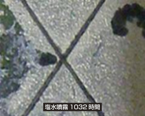 イオニスコートのクロスカット試験_1032時間